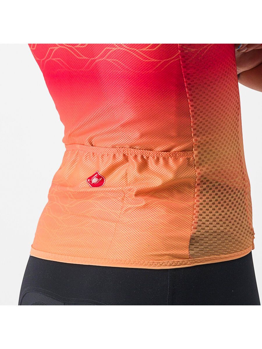 Castelli Climber's 2.0 W Jersey, hibiscus/soft orange - Bild 4