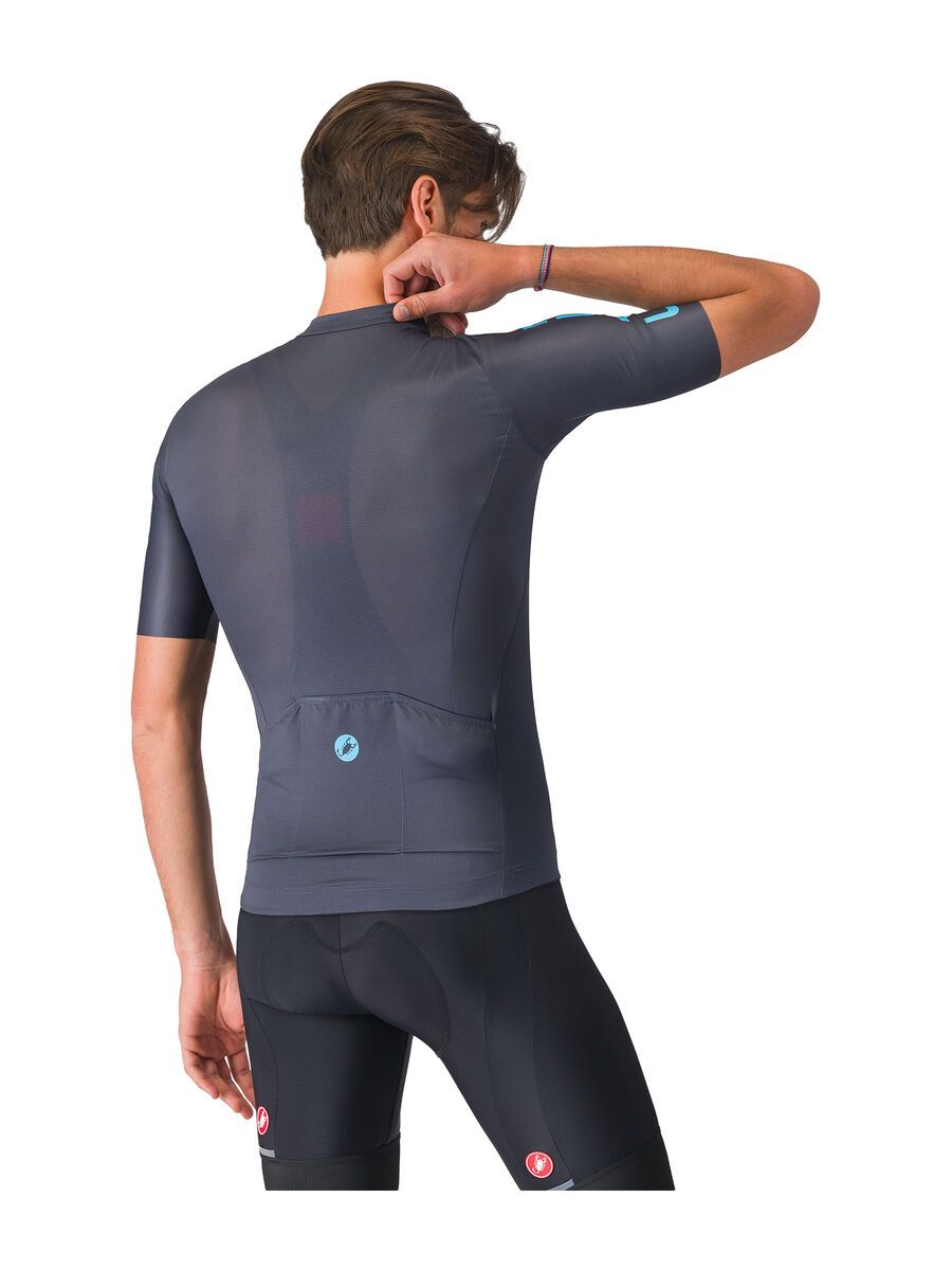 Castelli Entrata Apex Jersey, twilight blue/neon cobalt - Bild 3