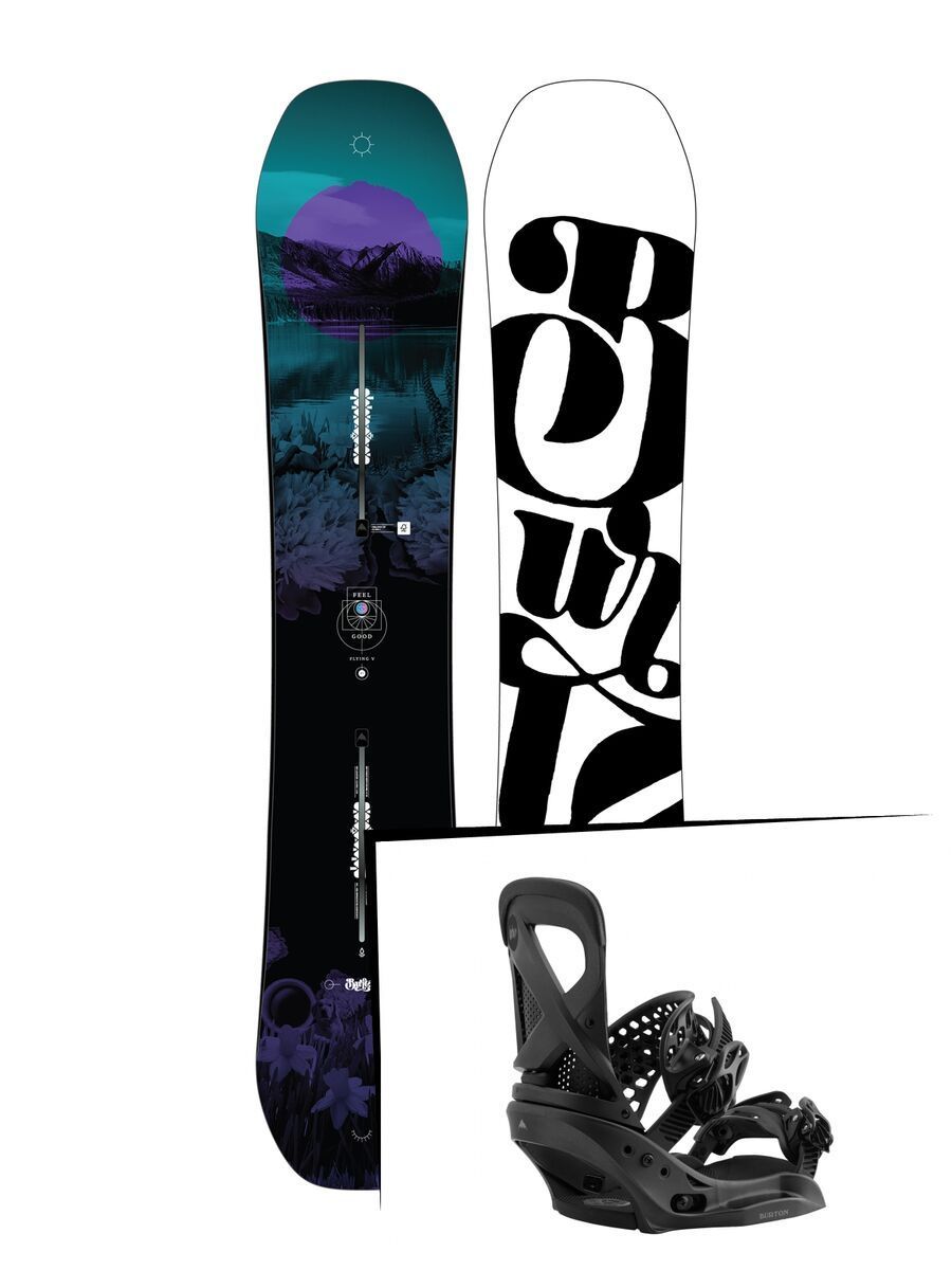 Set: Burton Feelgood Flying V 2019 +  Lexa EST (2218456S) - Bild 1