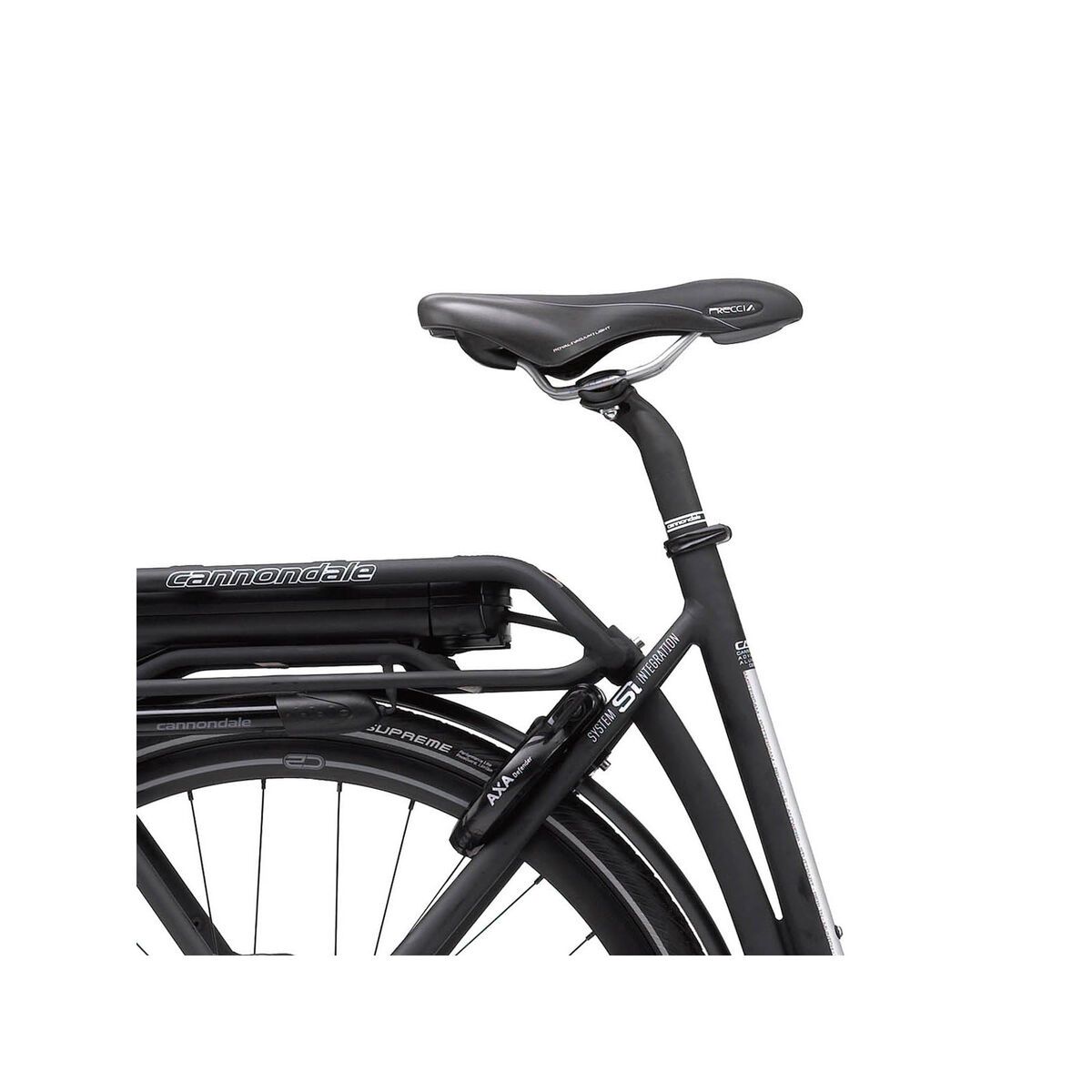 Cannondale E-Series 1 Headshok Step Trough 400Wh., jet black matte - Bild 6