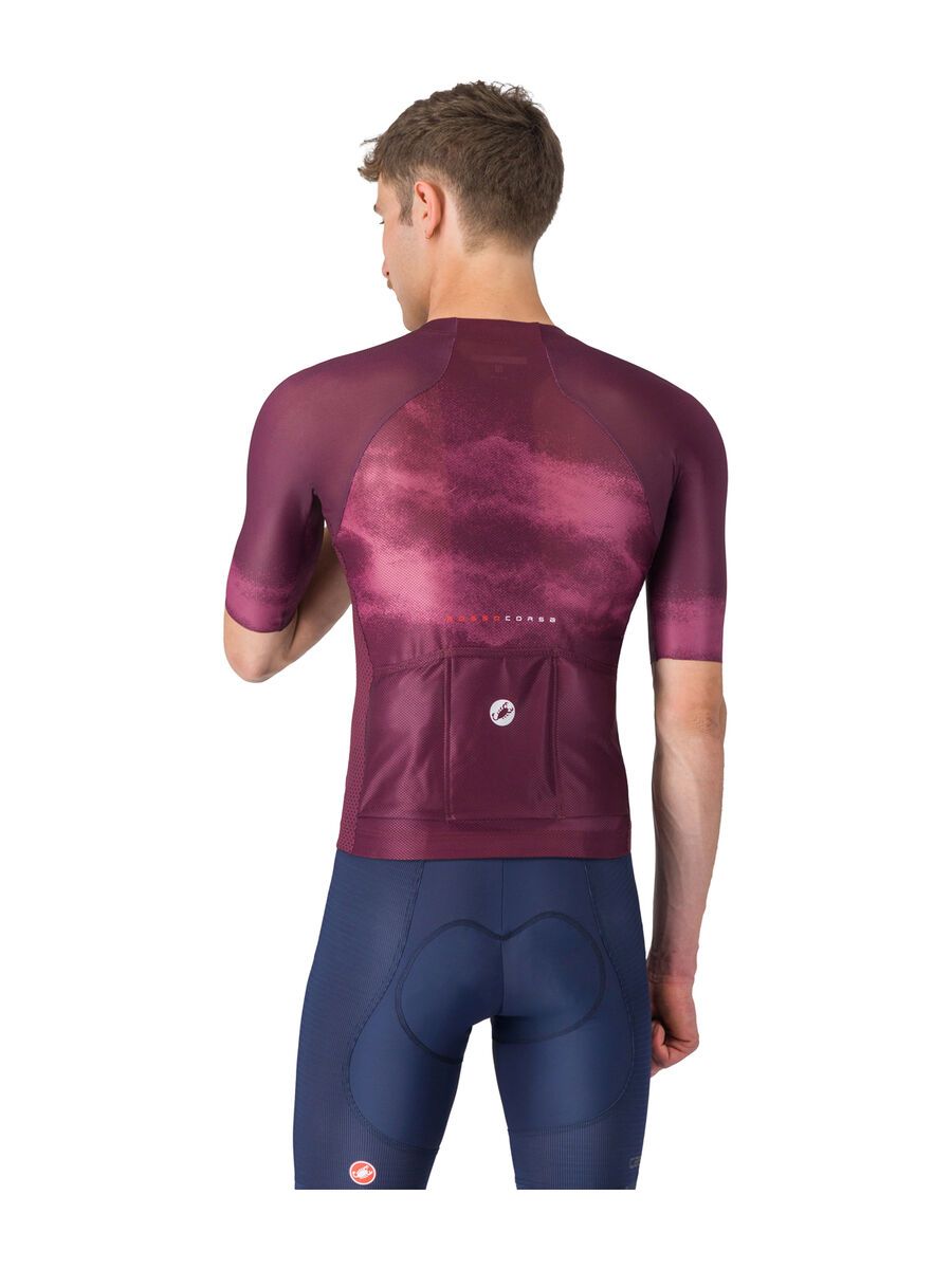 Castelli Climber's A/C Jersey, deep bordeaux/white - Bild 3