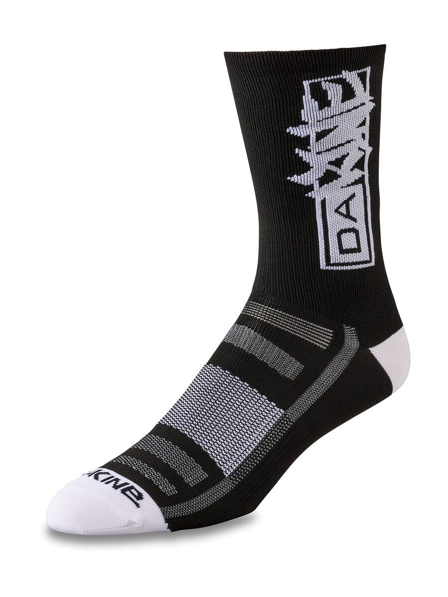 Dakine Singletrack Crew Sock, b/w vandal - Bild 1