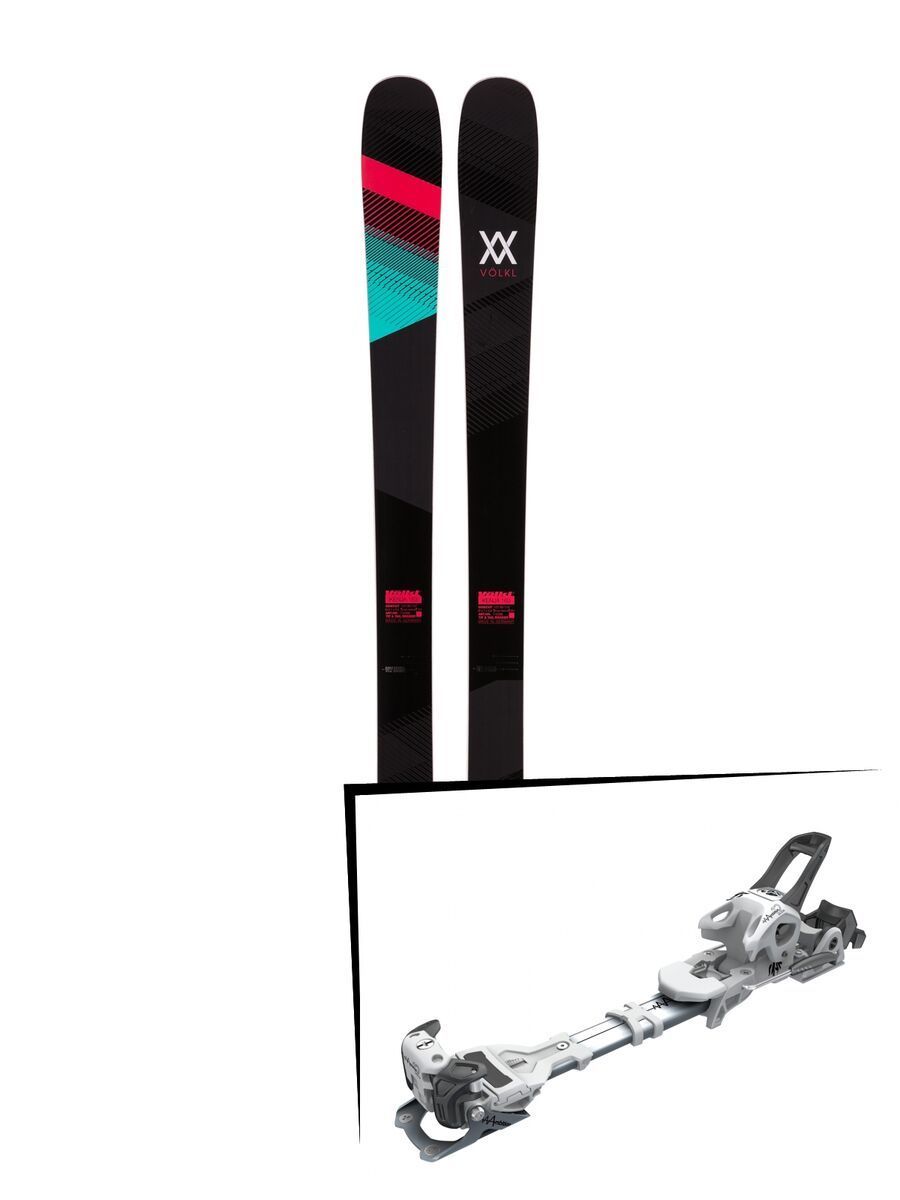 Set: Völkl Kenja 2017 + Tyrolia Ambition 12 ohne Bremse, solid white black - Skiset - Bild 1