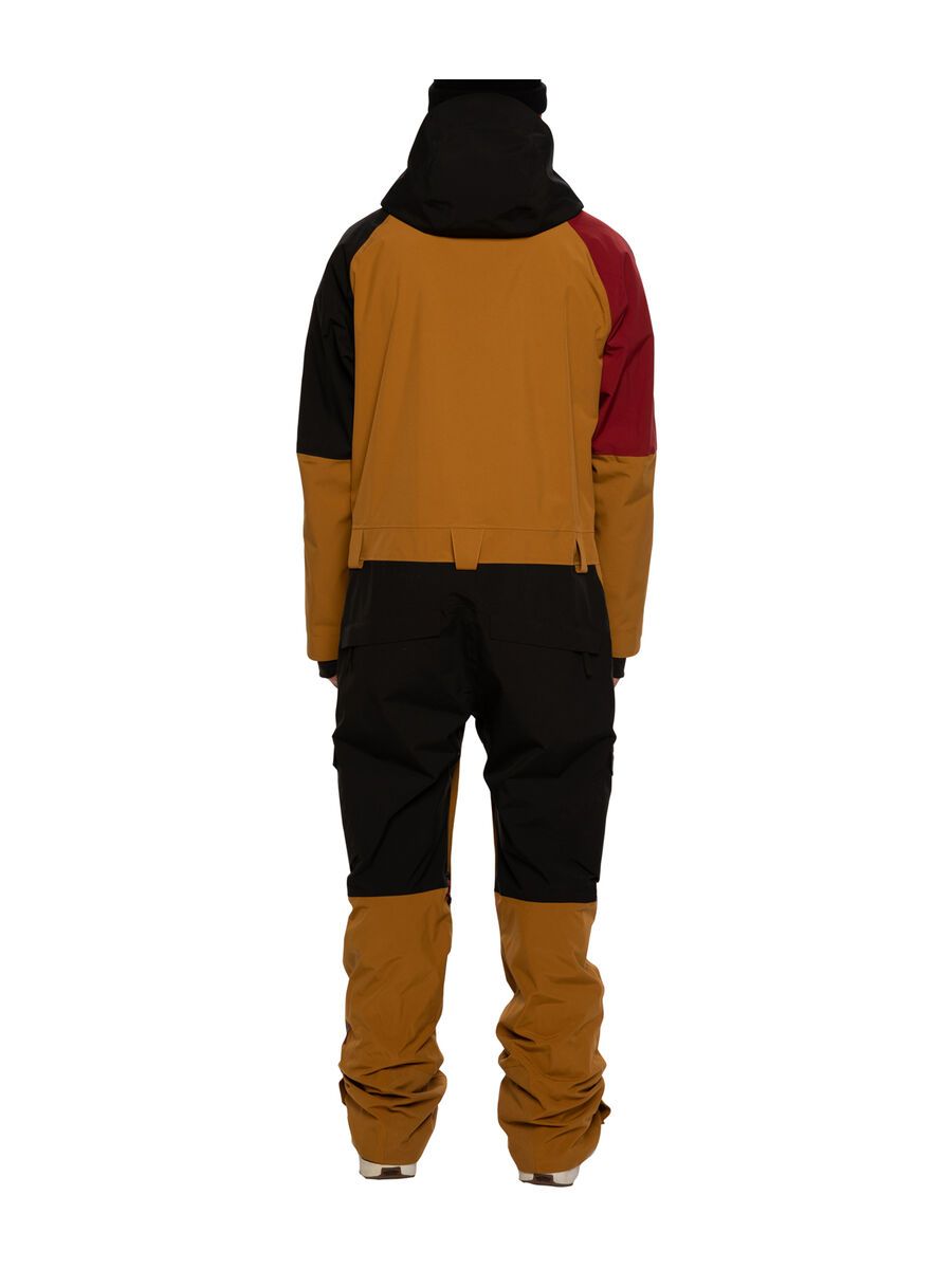 686 Men's GLCR Hydra Coverall, golden brown colorblock - Bild 2
