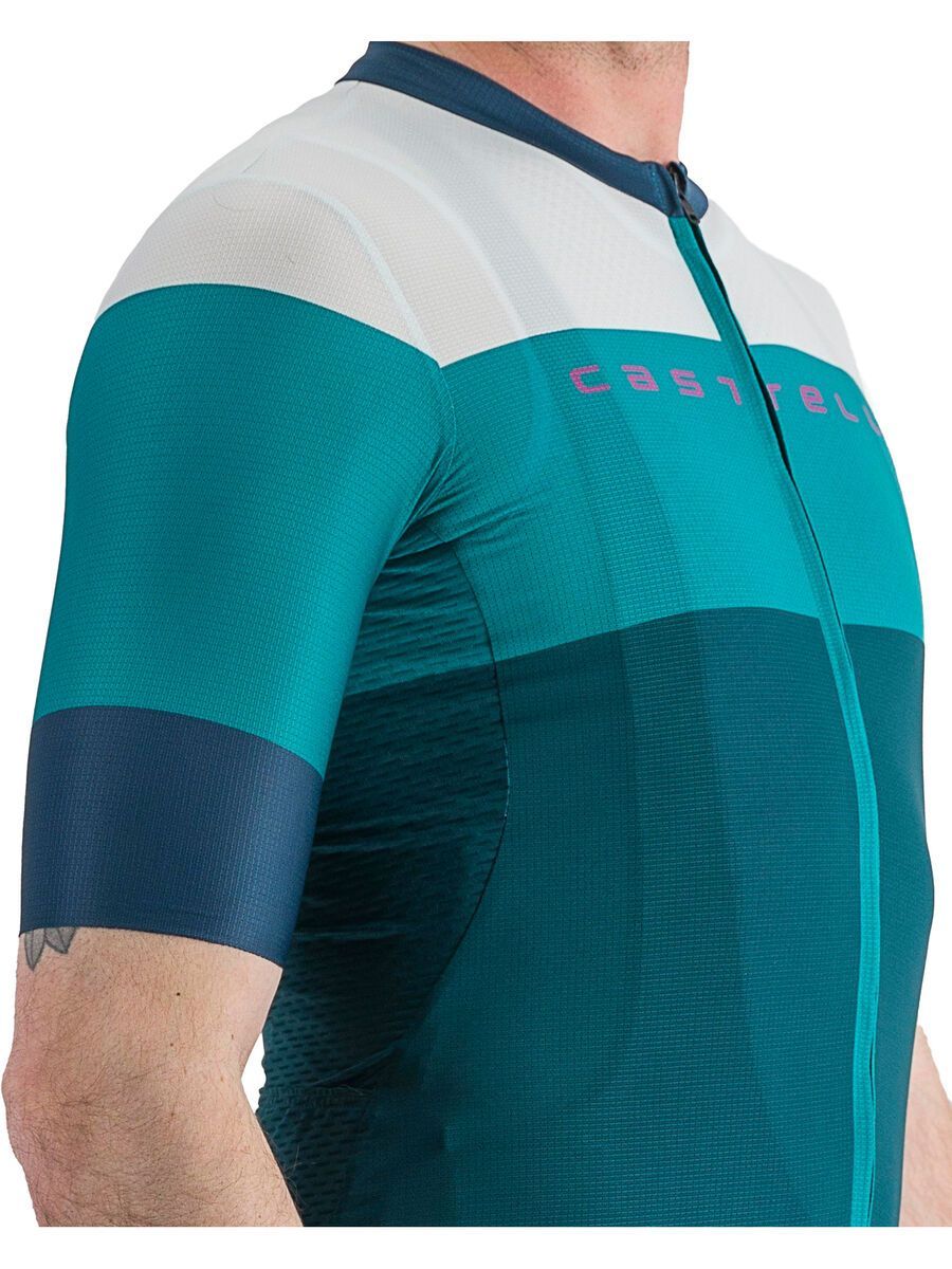 Castelli Sezione Jersey, deep teal/quetzal green - Bild 4