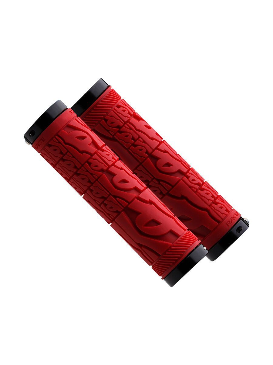 Race Face Strafe Lock-On Griffe, Doppelklemmung, red - Bild 1