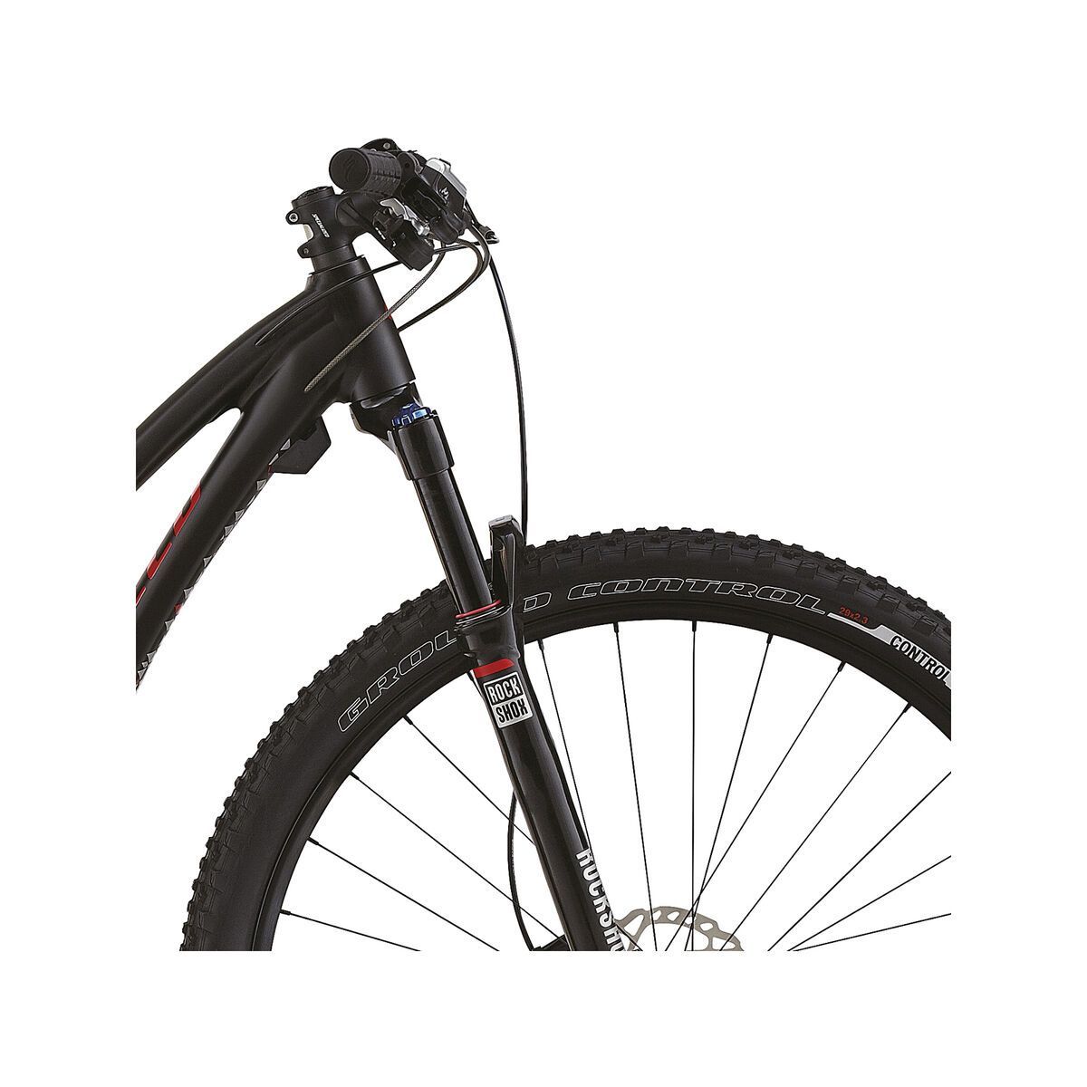 Specialized Rumor Elite, Satin Black/Dark Silver/Flo Red - Bild 5