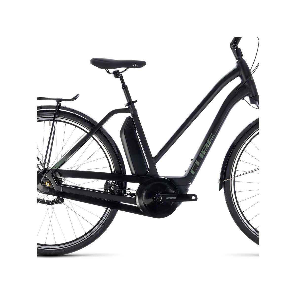 Cube Town Hybrid ONE 500 Trapeze, black´n´frostgreen - Bild 4