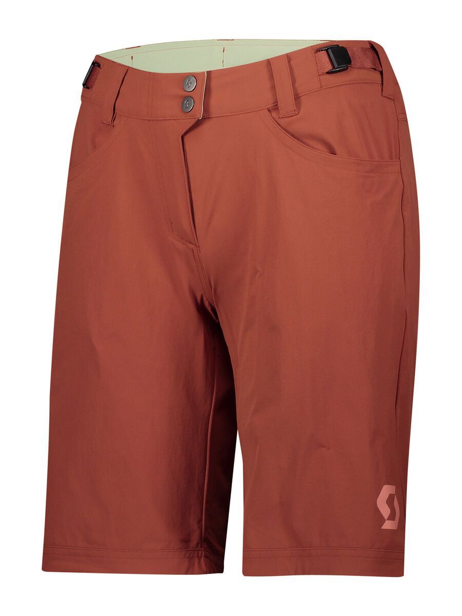 Scott Trail Flow w/Pad Women's Shorts, rust red - Bild 1