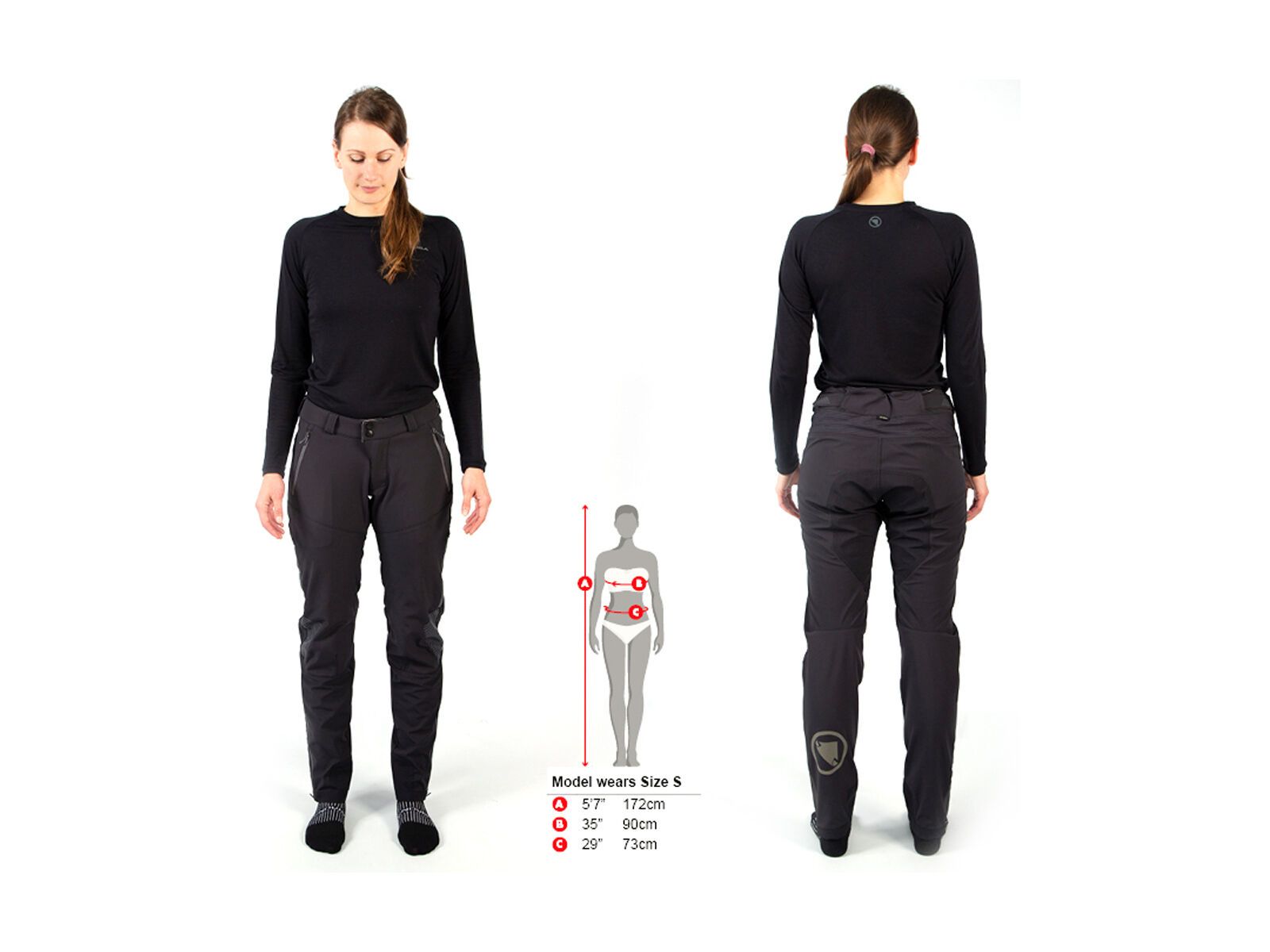 Endura Damen MT500 Spray Baggy Hose II, schwarz - Bild 7