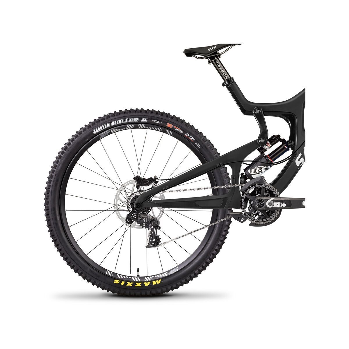 Santa Cruz V10 CC X01 RockShox Vivid Air, matte carbon and white - Bild 5