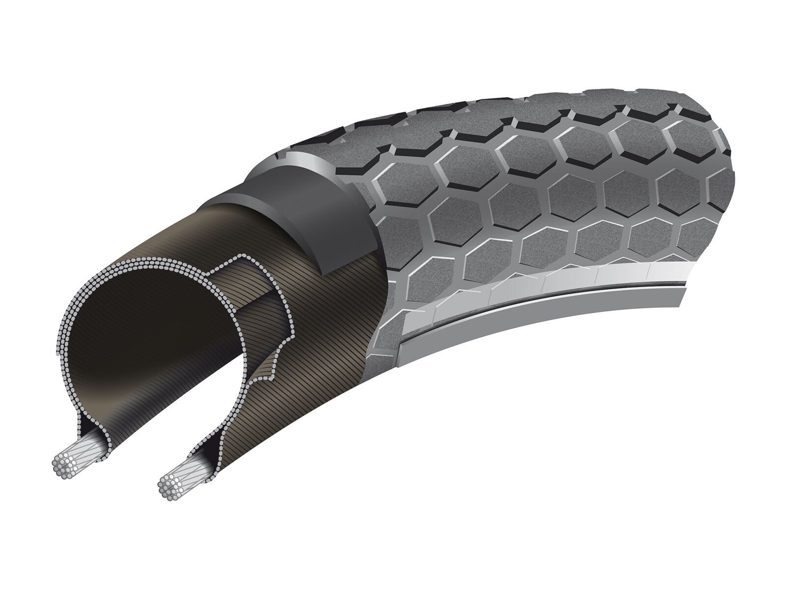 Continental Retro Ride PunctureProTection, 28 Zoll, grey-reflex - Bild 2