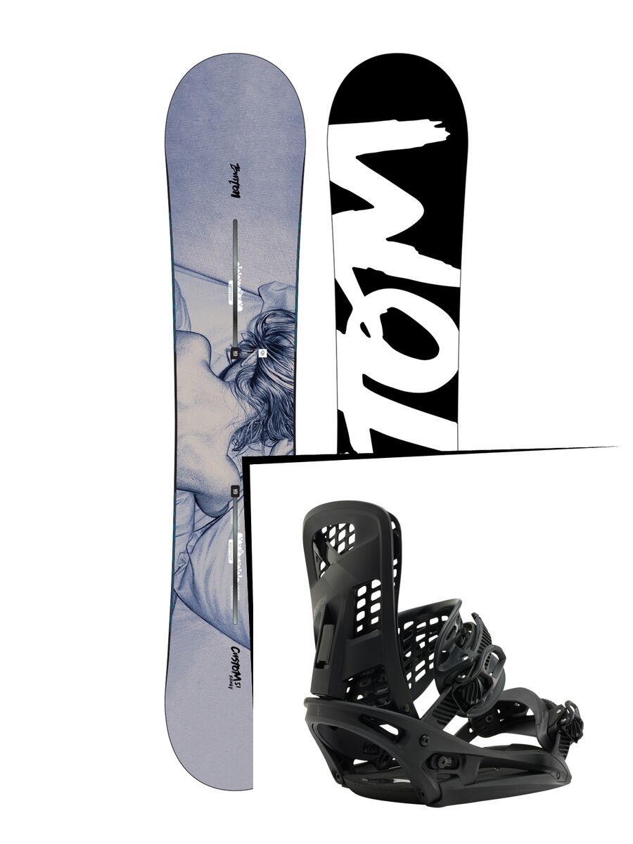 Burton Set: Custom Twin Flying V 2016 + Burton Genesis EST - Bild 1