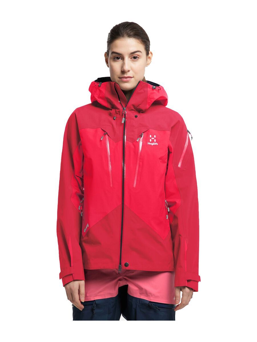 Haglöfs Spitz Jacket Women, scarlet red/dala red - Bild 3