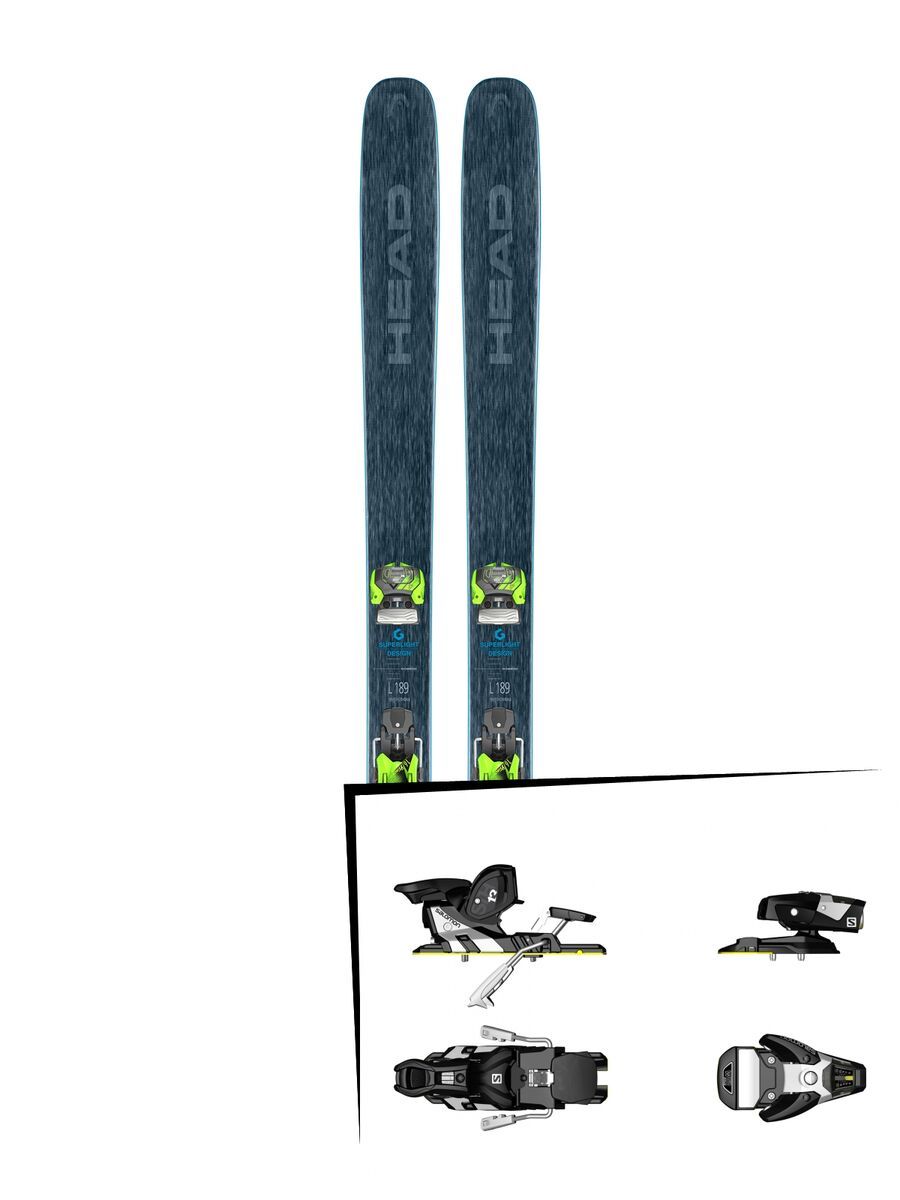 Set: Head Kore 117 2018 + Salomon STH2 WTR 13 black/white - Bild 1