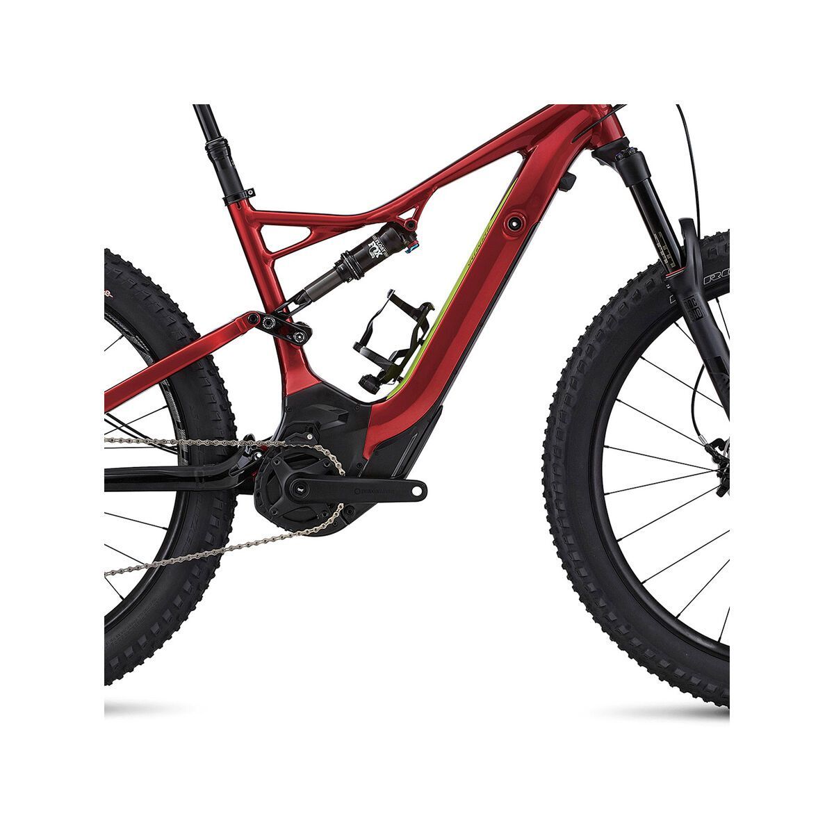 Specialized Turbo Levo FSR Comp 6Fattie, gloss candy red/hyper green - Bild 3