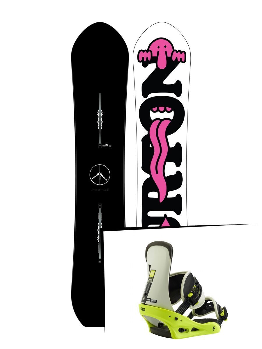 Set: Burton Kilroy Custom 2019 + Burton Freestyle mtn dude green - Bild 1