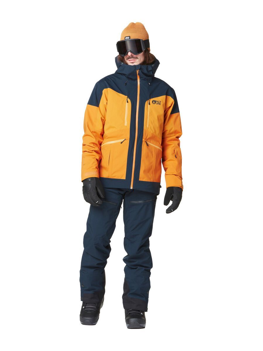 Picture Naikoon Jkt, dark blue camel honey - Bild 5