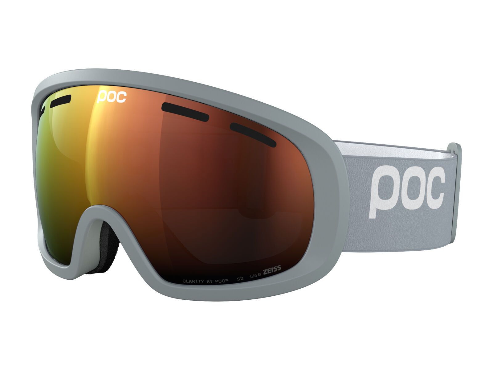 POC Fovea Mid, Clarity Intense Partly Sunny Orange / granite grey - Bild 1