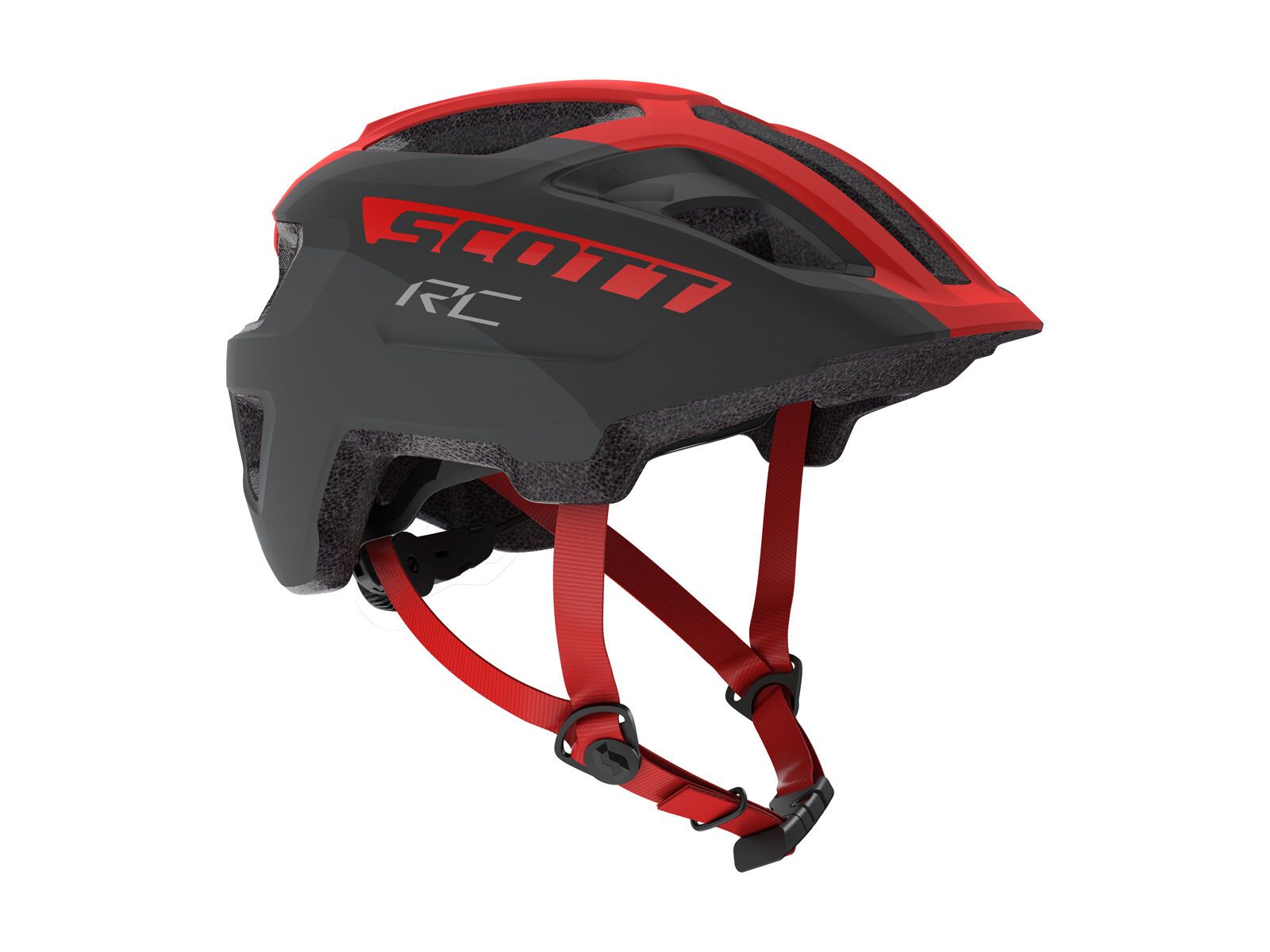 Scott Spunto Junior Helmet, grey/red RC - Bild 1