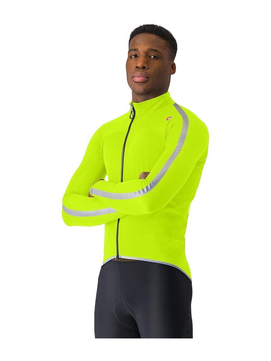 Castelli Ultra Rain Cape, electric lime/silver reflex - Bild 1