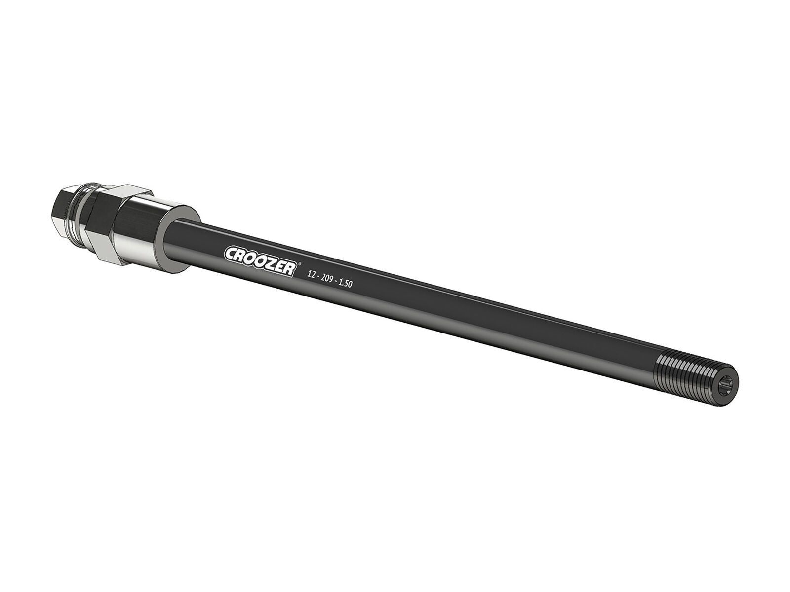 Croozer Steckachsadapter A - 12x177 Fatbike (209 mm, 1.50), black - Bild 1