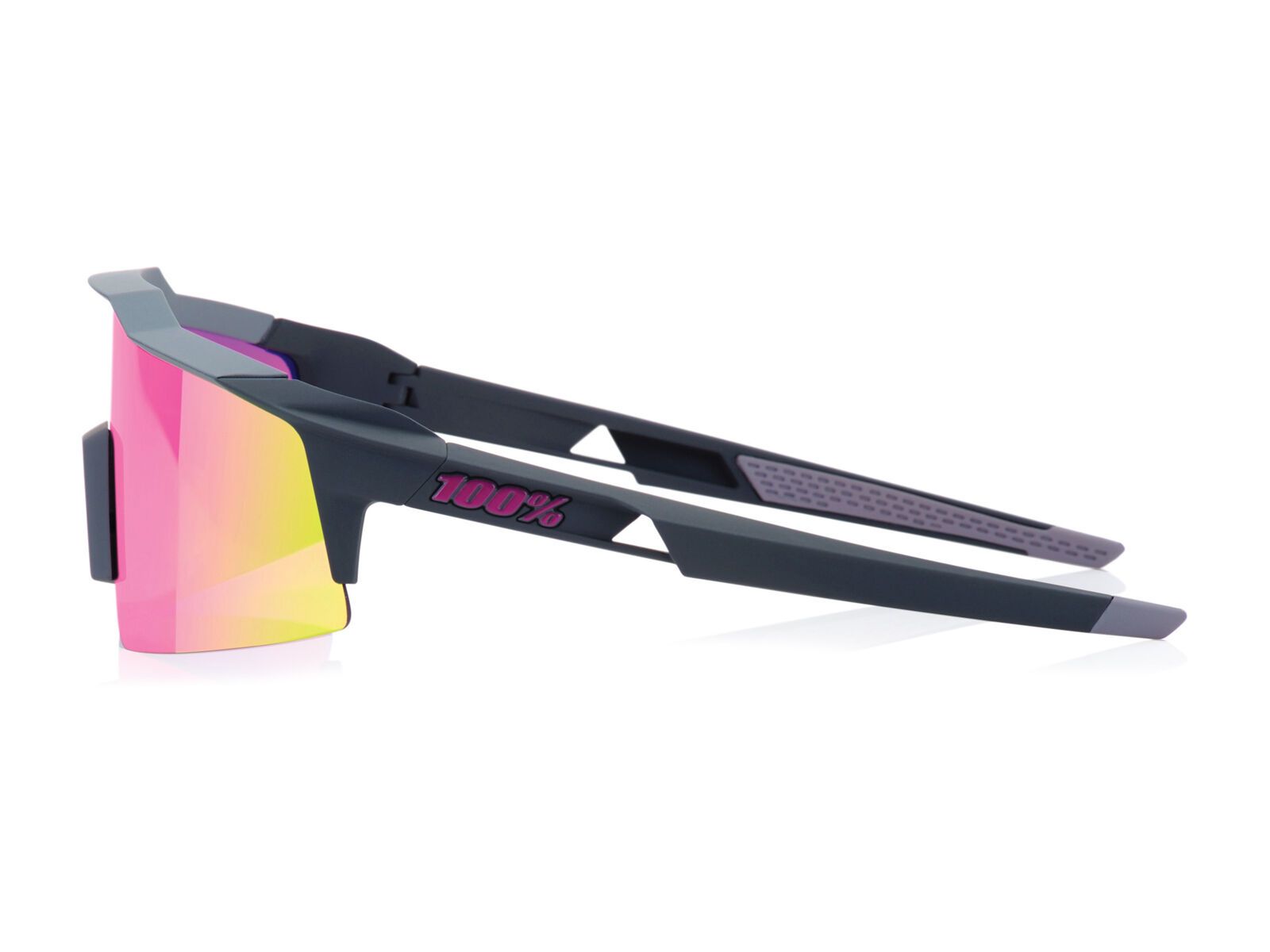 100% Speedcraft, graphite/Lens: purple multilayer mirror - Bild 6