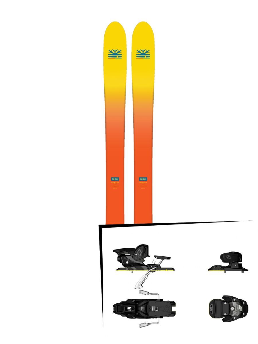 Set: DPS Skis Wailer F112 2017 + Salomon Warden MNC 13 (1540104) - Bild 1