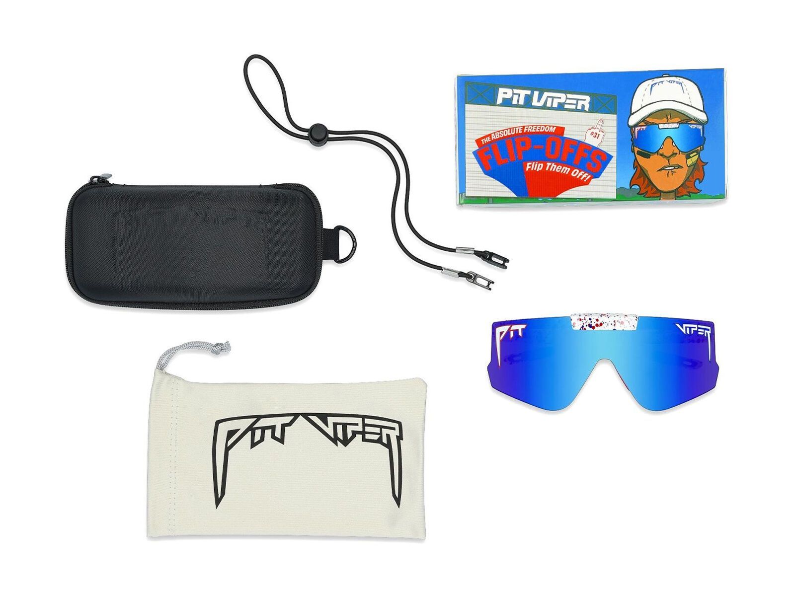 Pit Viper The Flip-Offs, The Merika / Blue - Bild 5