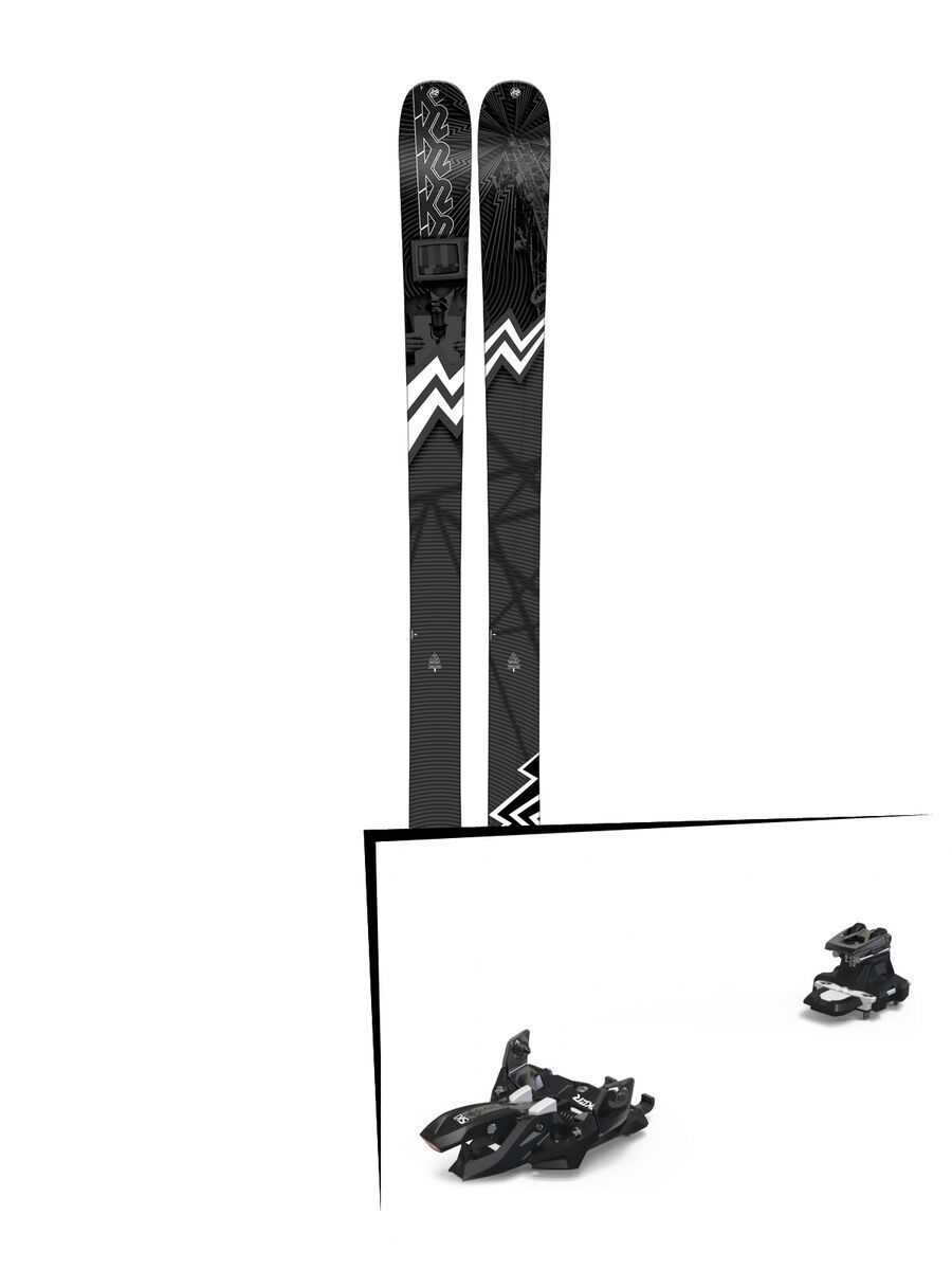 Set: K2 SKI Press 2019 + Marker Alpinist 12 black/titanium - Bild 1