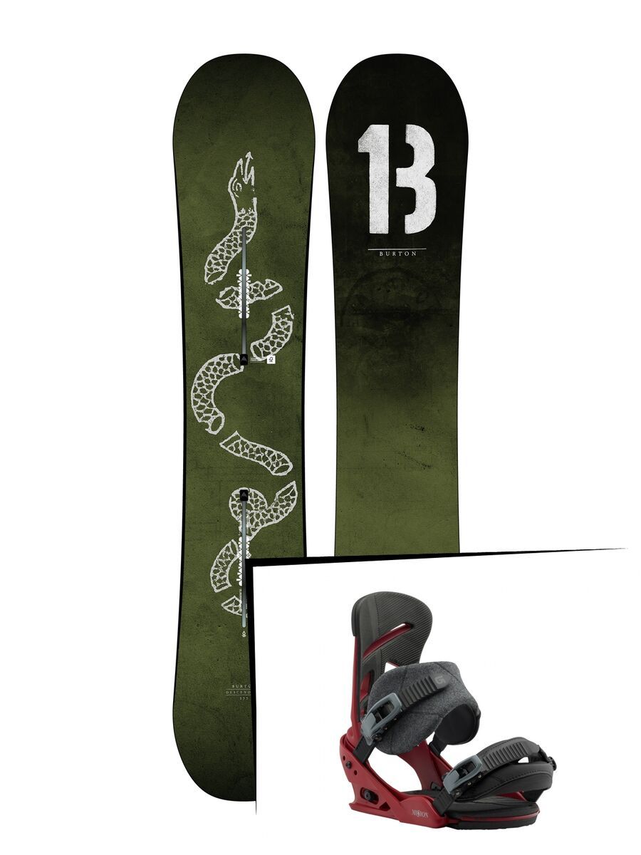 Set: Burton Descendant 2019 + Burton Mission brickyard - Bild 1