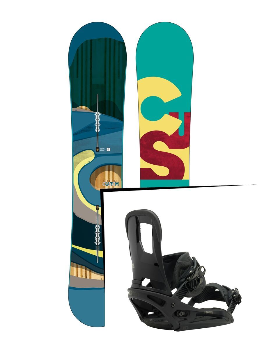 Burton Set: Custom Wide 2016 + Burton Cartel EST - Bild 1