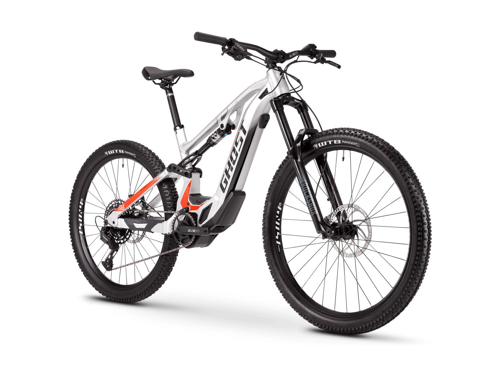 Ghost Hybride ASX Base 160, silver/red - Bild 2