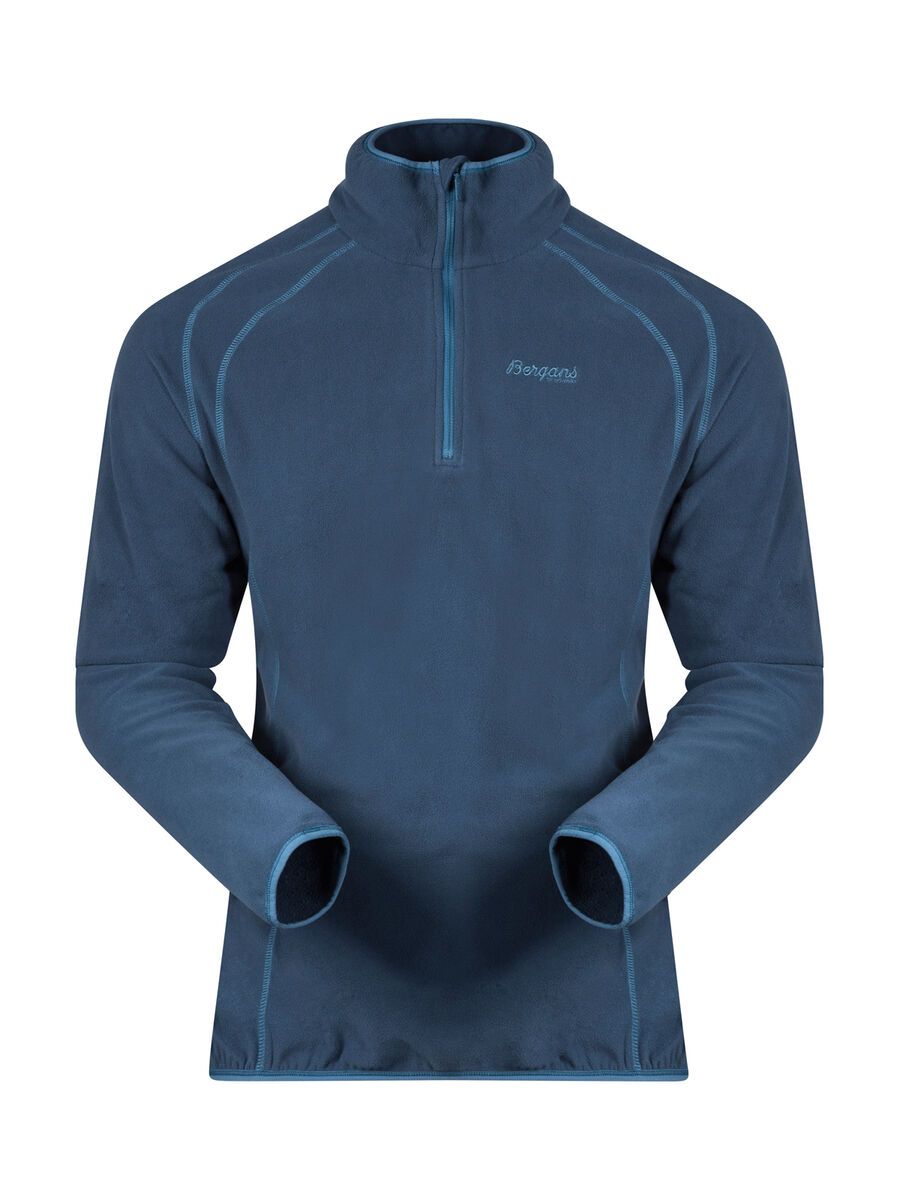 Bergans Ombo Half Zip, dark steelblue/steelblue/glacier - Bild 1