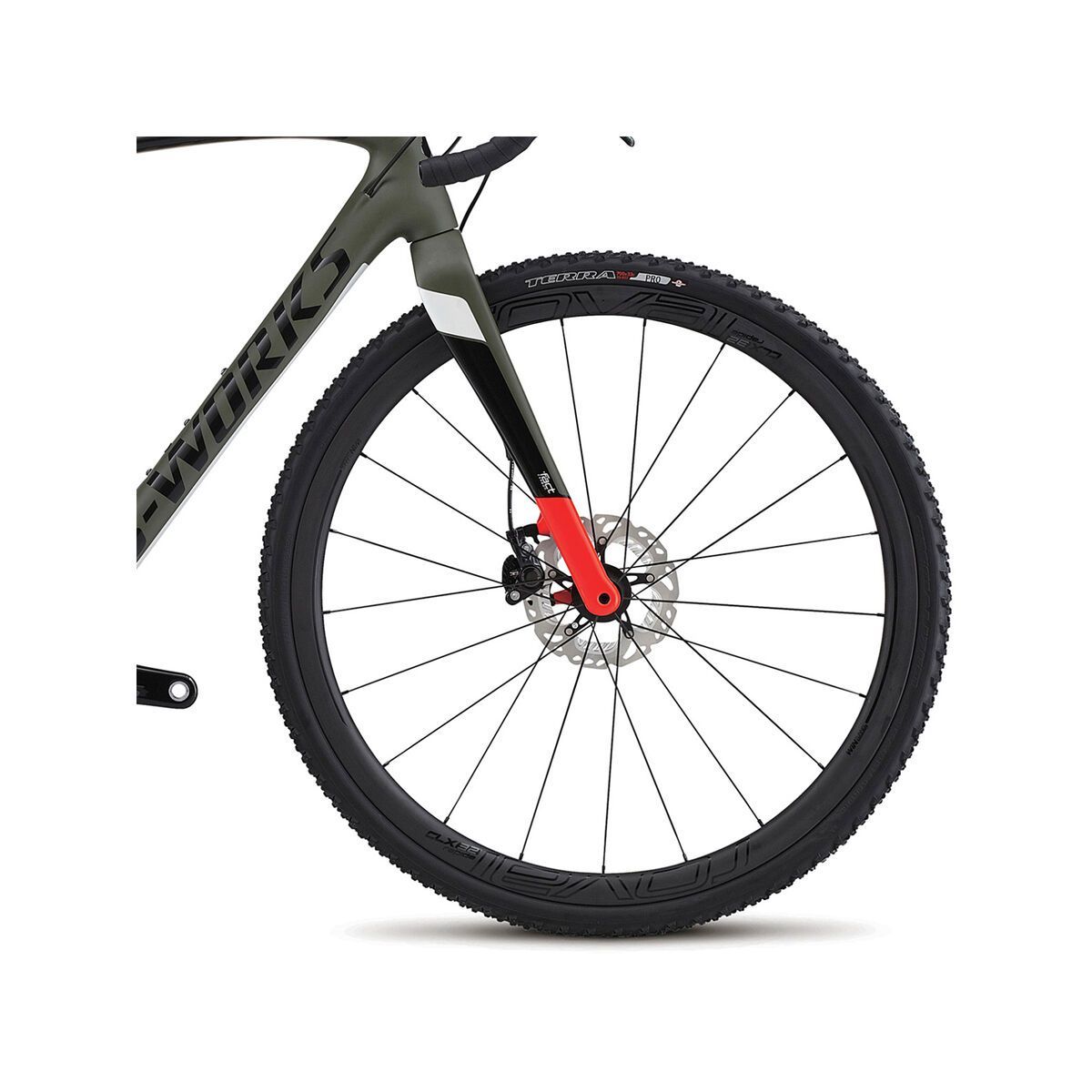 Specialized S-Works CruX, satin oak/gloss tarmac black/rocket red - Bild 2