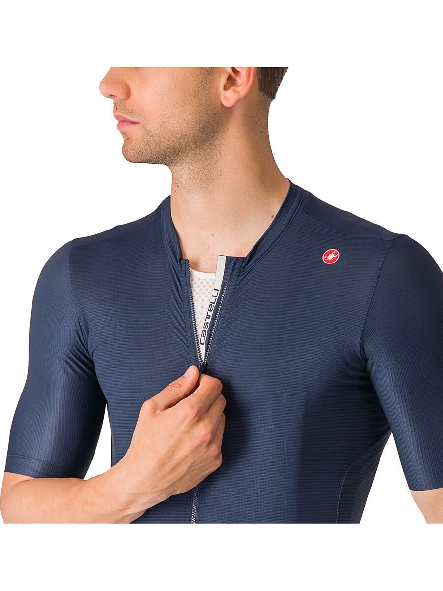 Castelli Espresso Jersey, belgian blue/silver moon - Bild 5