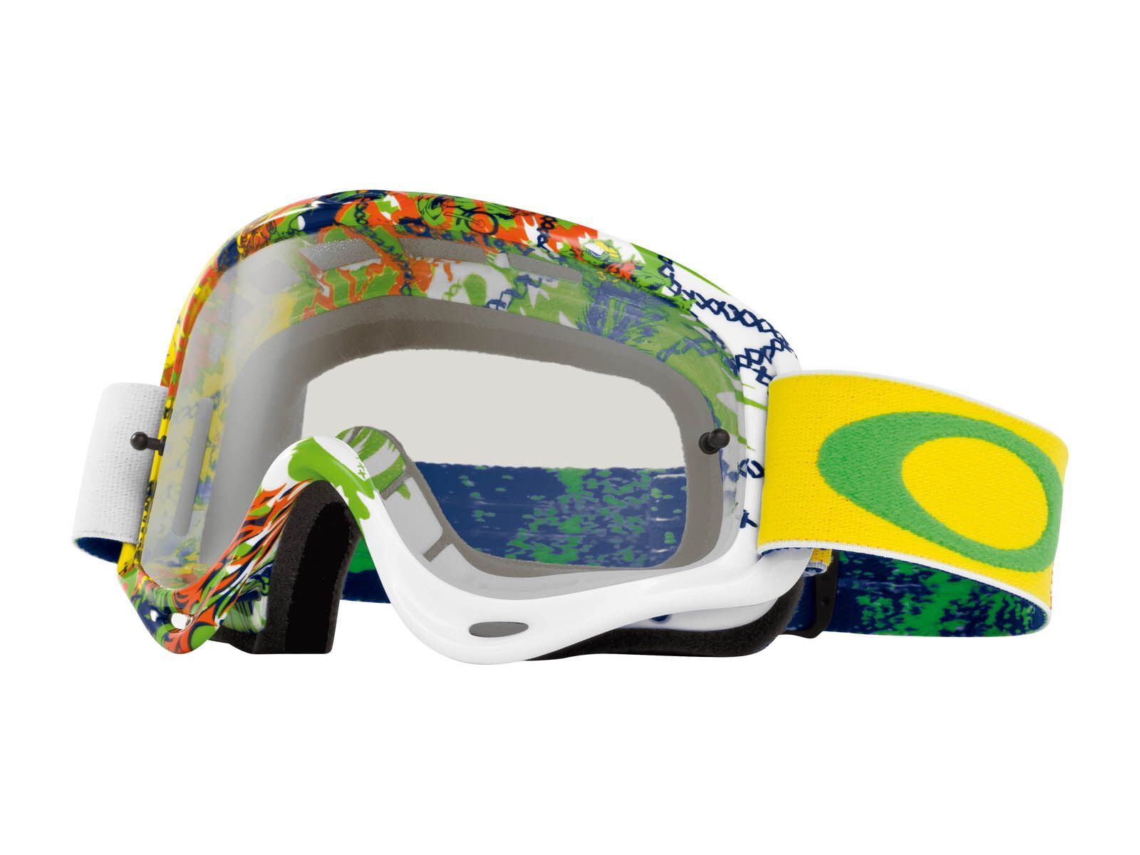 Oakley XS O Frame MX Moto Monster, moto monster green/clear - Bild 1