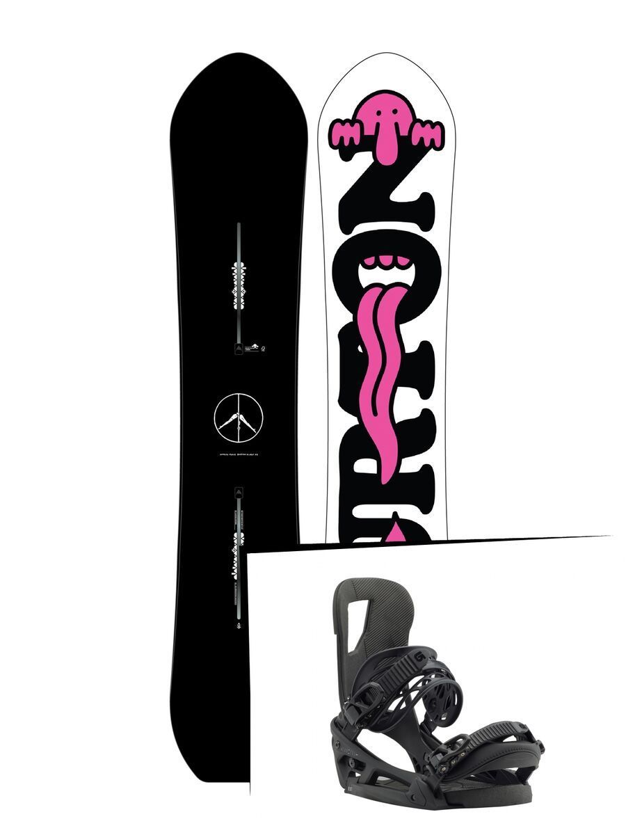 Set: Burton Kilroy Custom 2019 + Burton Cartel EST black matte - Bild 1