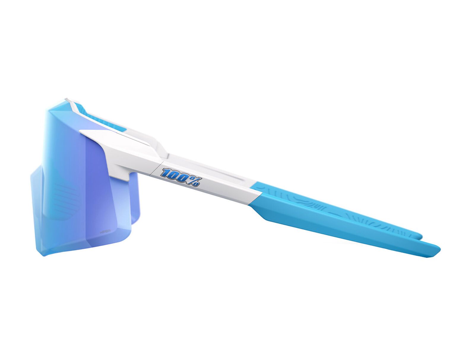 100% Aerocraft, HiPER Blue Mirror / matte white - Bild 2