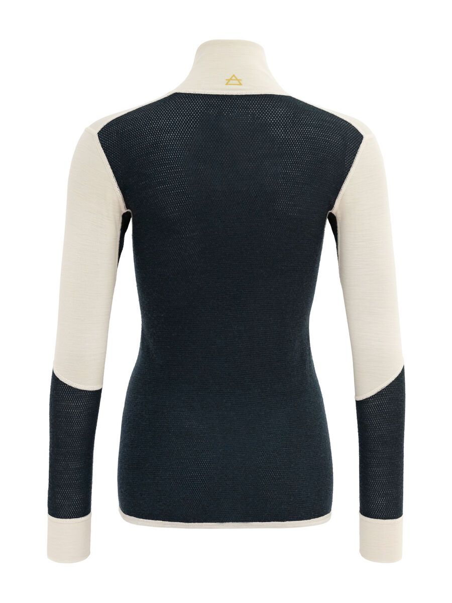 Devold Wool Mesh 190 Zip Neck Wmn, ink/offwhite - Bild 2