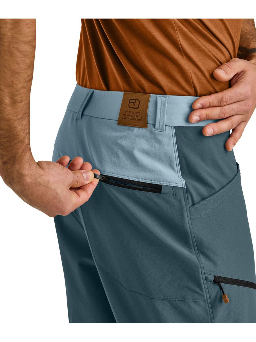 Ortovox Merino Airsolation Mondeval Pants M, dark wild herbs - Bild 5