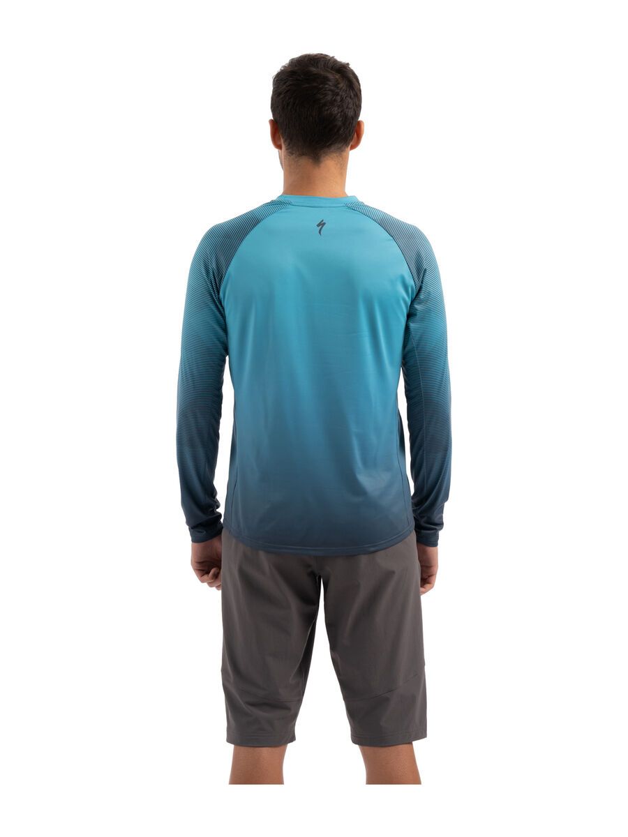 Specialized Enduro Air Longsleeve Jersey, aqua/cast blue refraction - Bild 5
