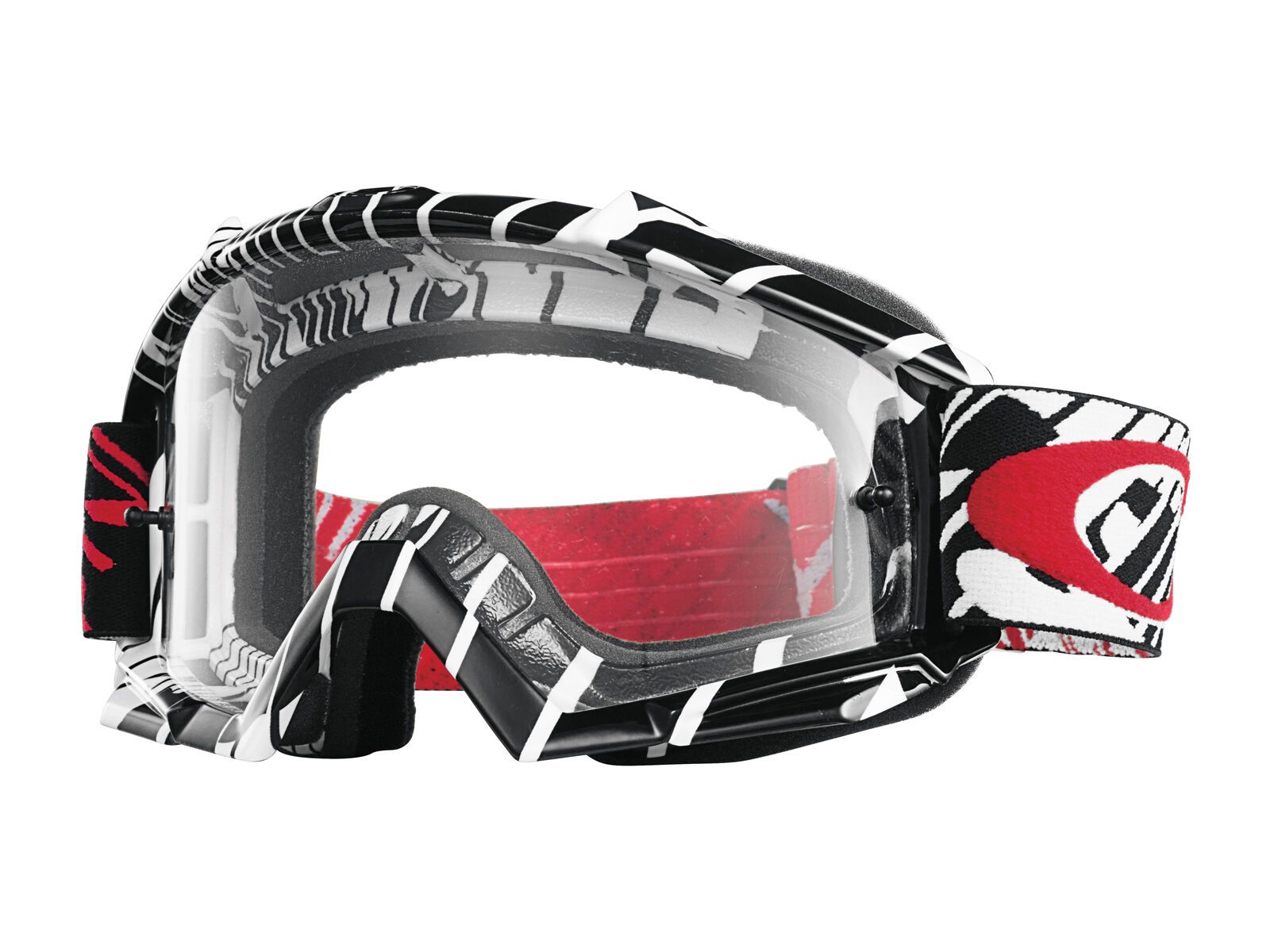 Oakley Proven MX, skull rushmore red/black/black iridium & clear - Bild 1