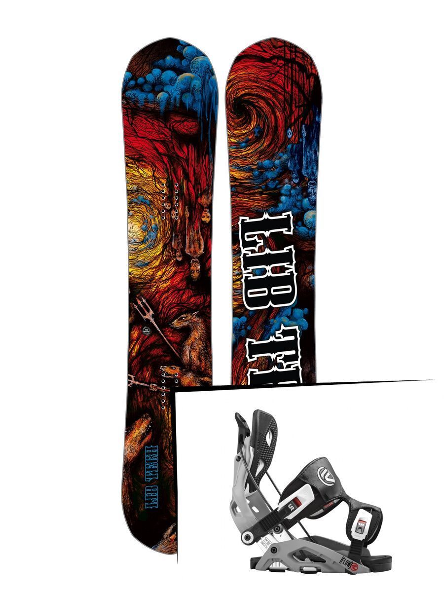Set: Lib Tech From Hell Hot Knife 2017 + Flow Fuse (1513142S) - Bild 1