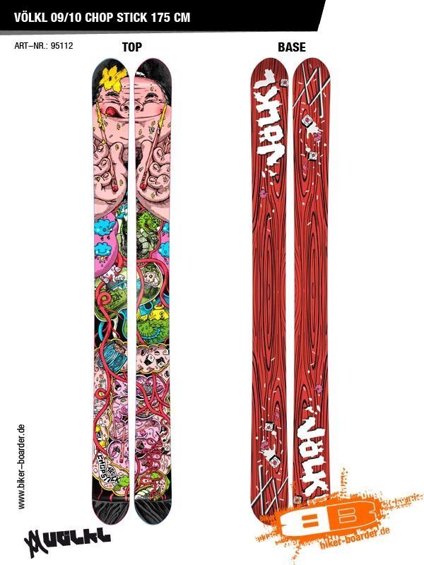 Völkl Set: Chop Stick 09/10 + Marker Squire 11 - Bild 2