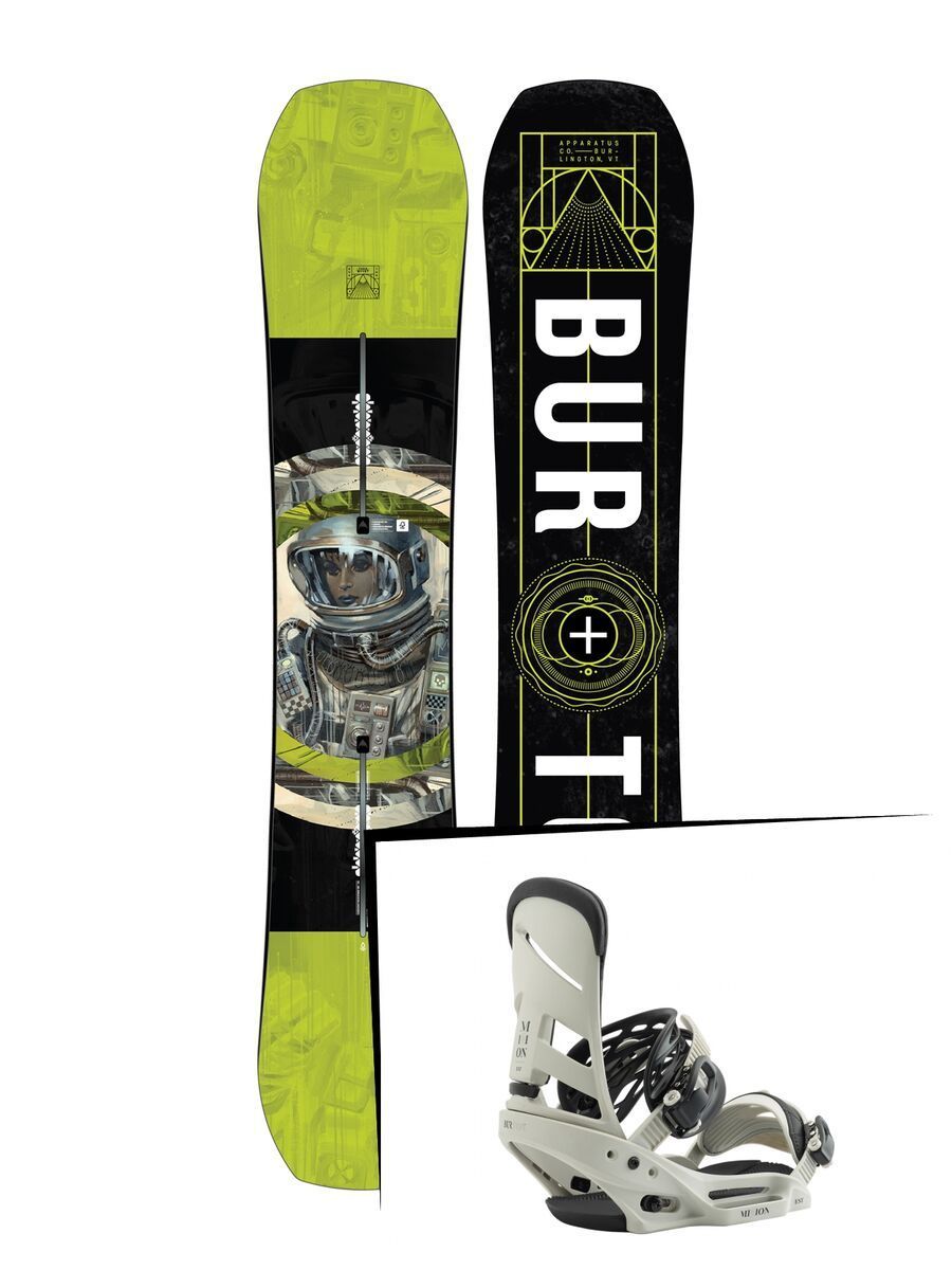Set: Burton Paramount 2019 + Burton Mission EST bone - Bild 1