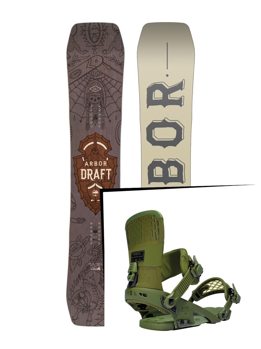 Set: Arbor Draft 2017 + Ride Rodeo (1487155S) - Bild 1