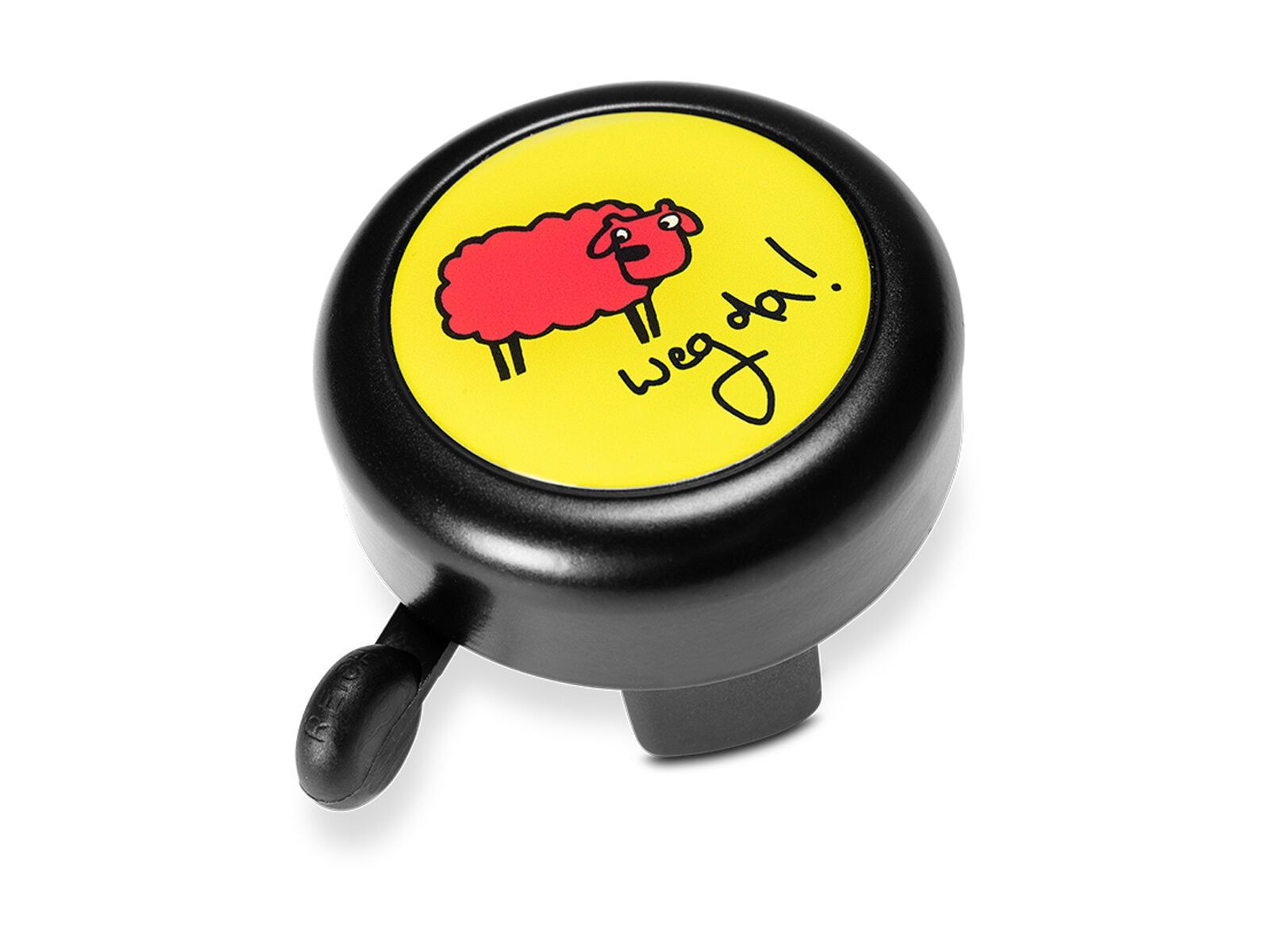 Cube RFR Fahrradklingel Buddys Sheep, black´n´yellow - Bild 1