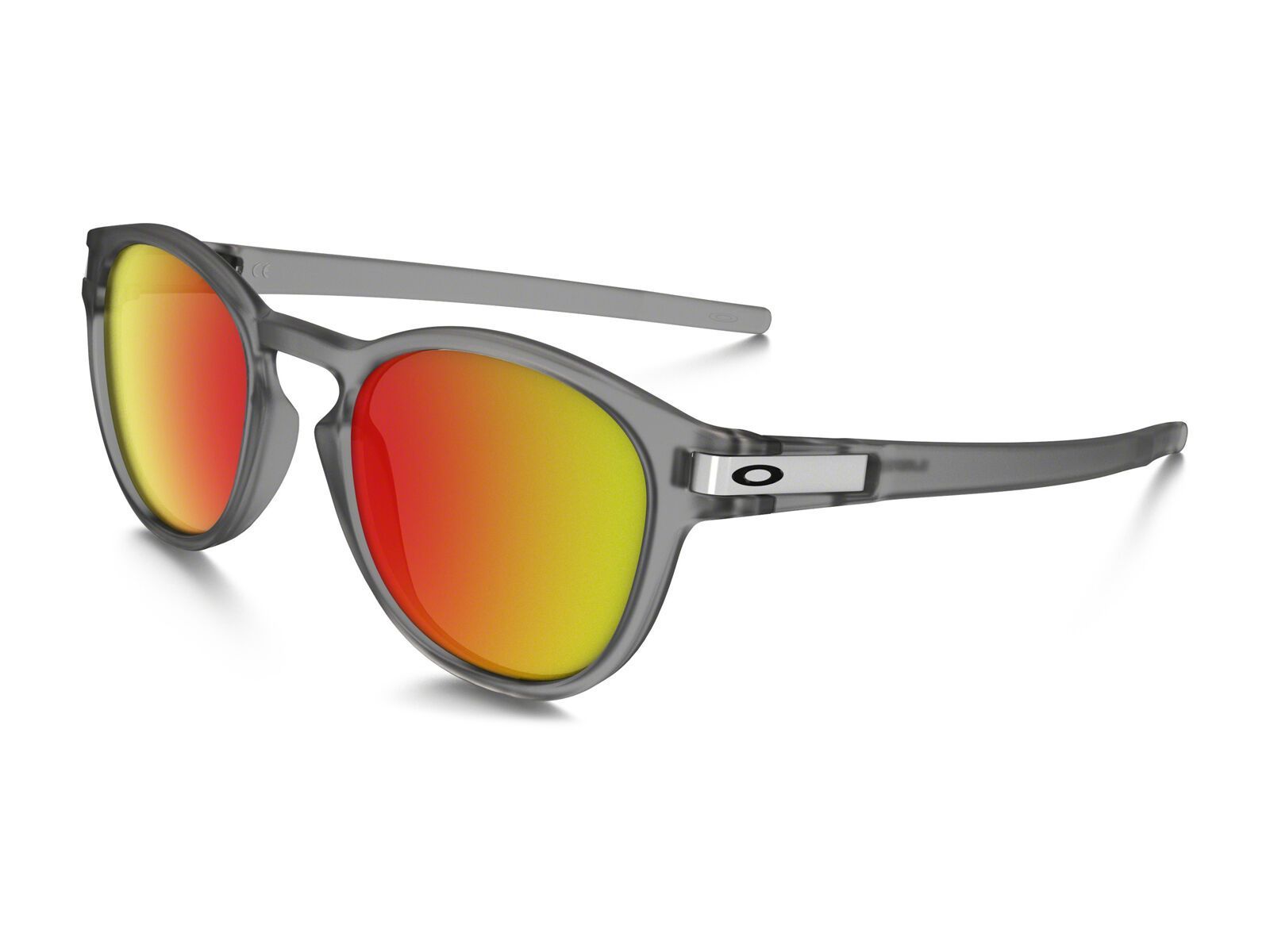 Oakley Latch, matte grey ink/Lens: ruby iridium - Bild 1