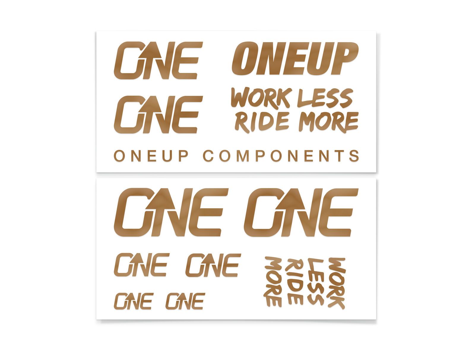 OneUp Components Decal Kit Carbon Handlebar, matte bronze - Bild 1